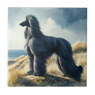 Afghan Hound Tile