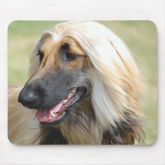 Afghan HoundPuppy Dog Mouse Pad (Front)