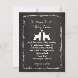 Afghan Hounds Wedding Announcement