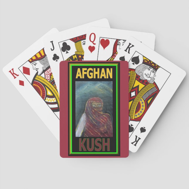 AFGHAN KUSH PLAYING CARDS (Back)