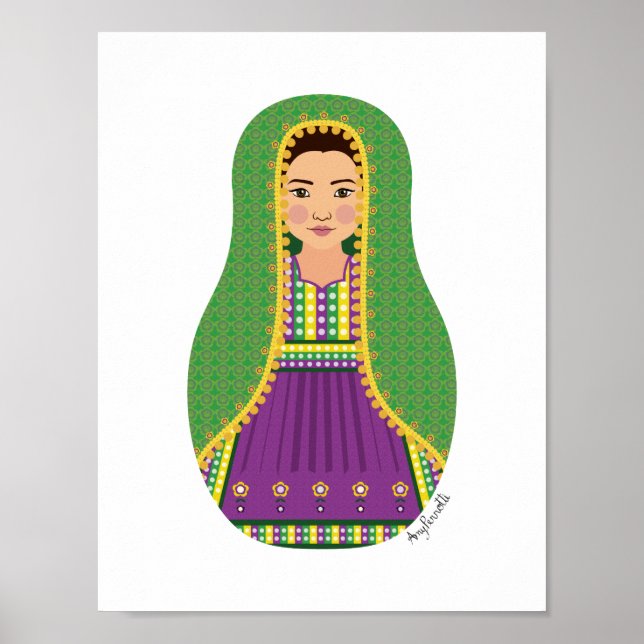 Afghan Matryoshka Poster (Front)