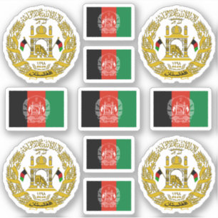 Afghan symbols / coat of arms and flag