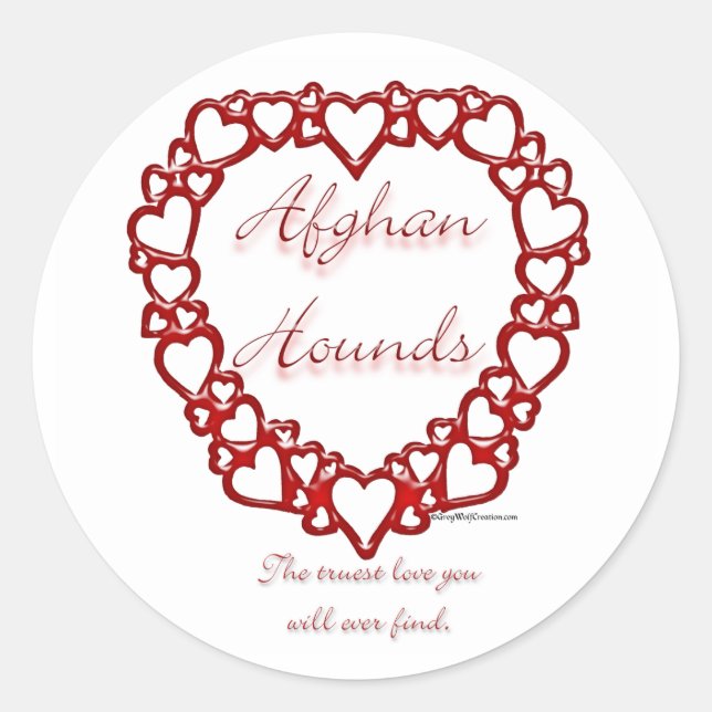 Afghan True Love - Sticker (Front)
