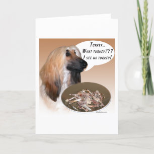 Afghan Turkey Holiday Card