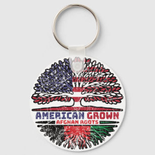 Afghanistan Afghan US American USA United States Key Ring