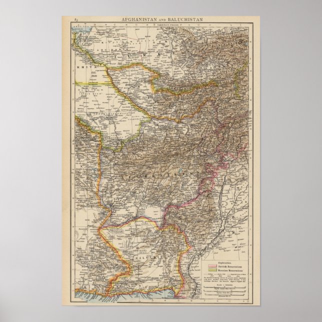 Afghanistan, Baluchistan Poster (Front)