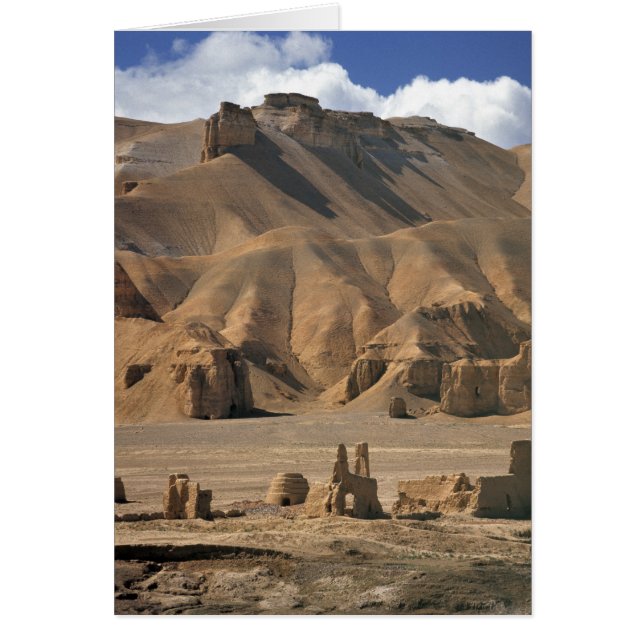 Afghanistan, Bamian Valley. Ancient earthen (Front)