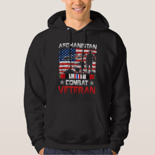Afghanistan Combat Veteran US Veteran Military Hoodie