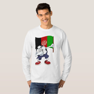 Afghanistan Dabbing Soccer Ball T-Shirt