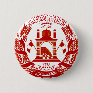 afghanistan emblem 6 cm round badge