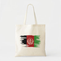 Afghanistan Flag Brush Art