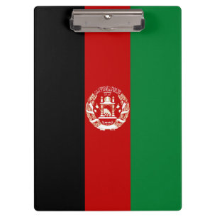 Afghanistan flag clipboard