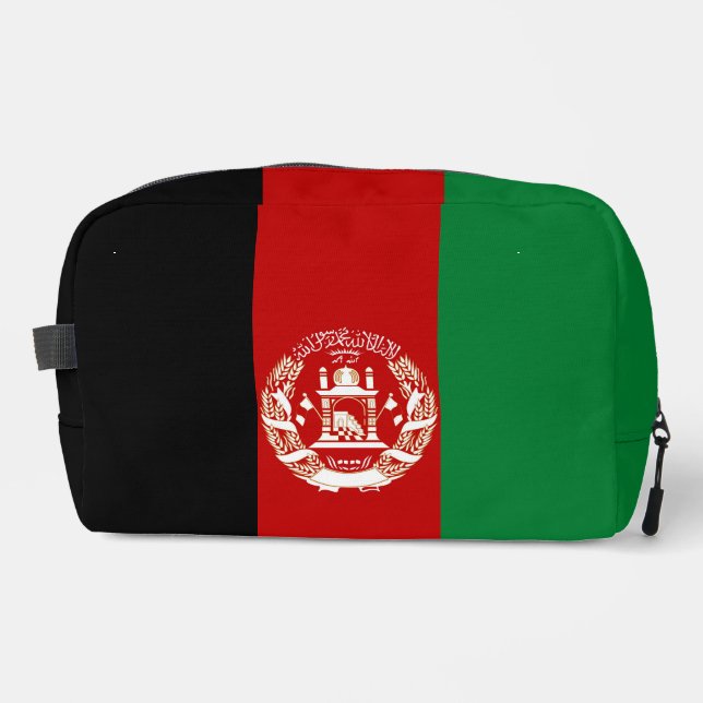 Afghanistan flag dopp kit (Front)