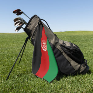 Afghanistan flag golf towel