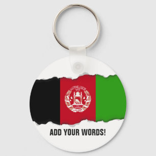 Afghanistan Flag Key Ring