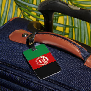 Afghanistan flag luggage tag