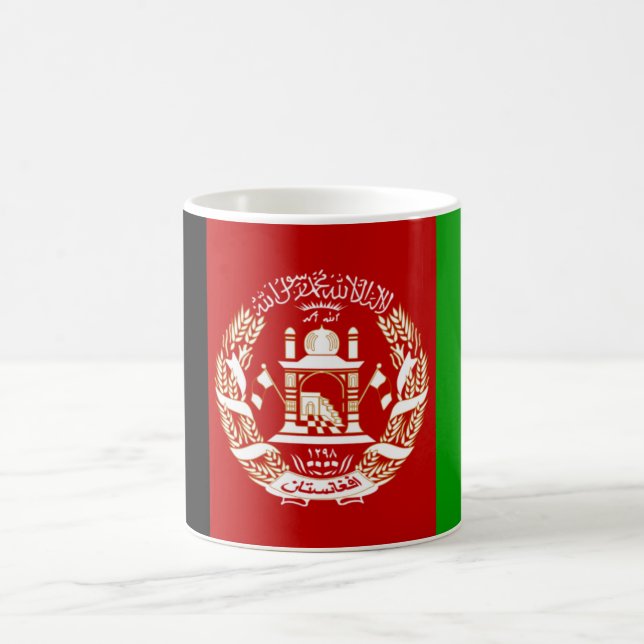 Afghanistan Flag Merchandise Coffee Mug (Center)