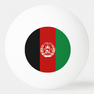 Afghanistan flag ping pong ball