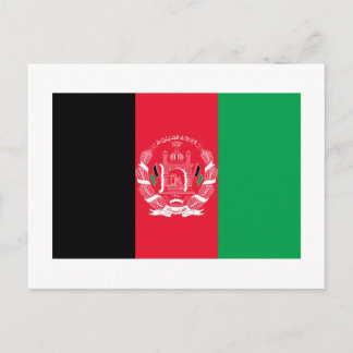 Afghanistan Flag Postcard