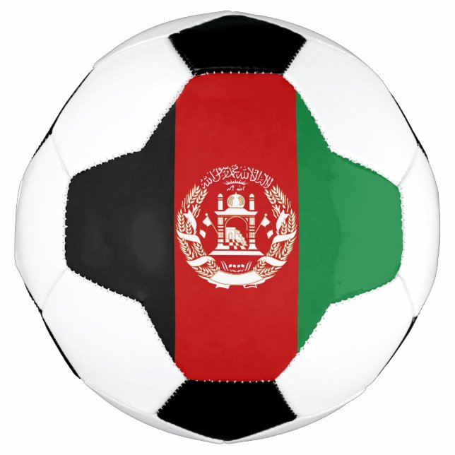 Afghanistan flag soccer ball (Front)