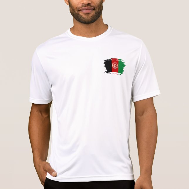 Afghanistan flag T-Shirt (Front)