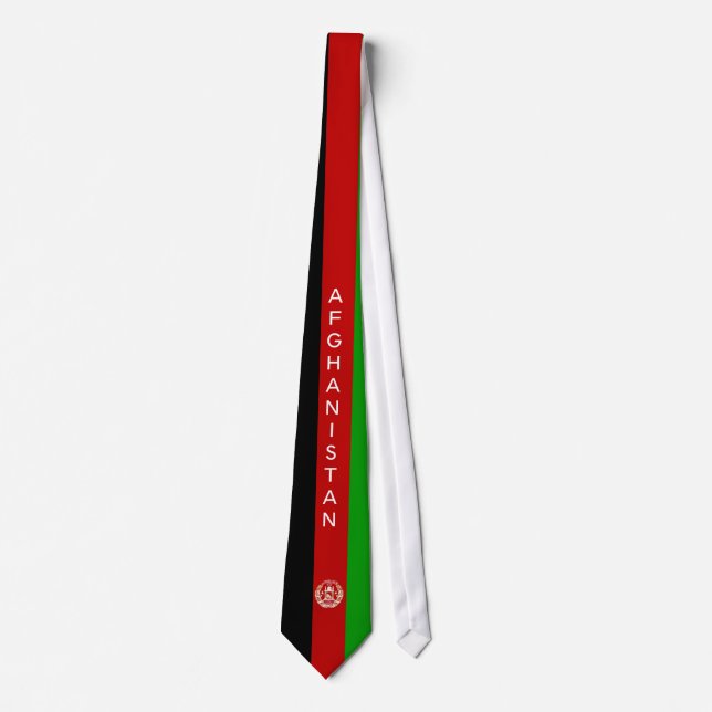 Afghanistan flag tie (Front)