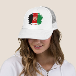 Afghanistan flag trucker hat