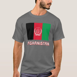 Afghanistan Flag with Name T-Shirt