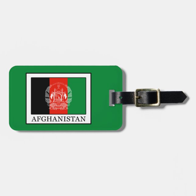 Afghanistan Luggage Tag (Front Horizontal)
