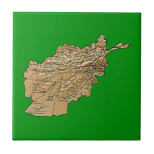 Afghanistan Map Tile