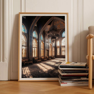 Afghanistan Print Mosque Poster Herat Art Print Af