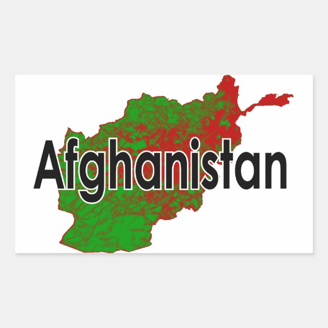 Afghanistan Rectangular Sticker (Front)
