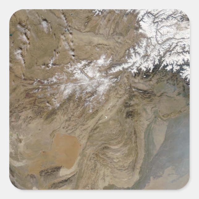 Afghanistan Square Sticker (Front)