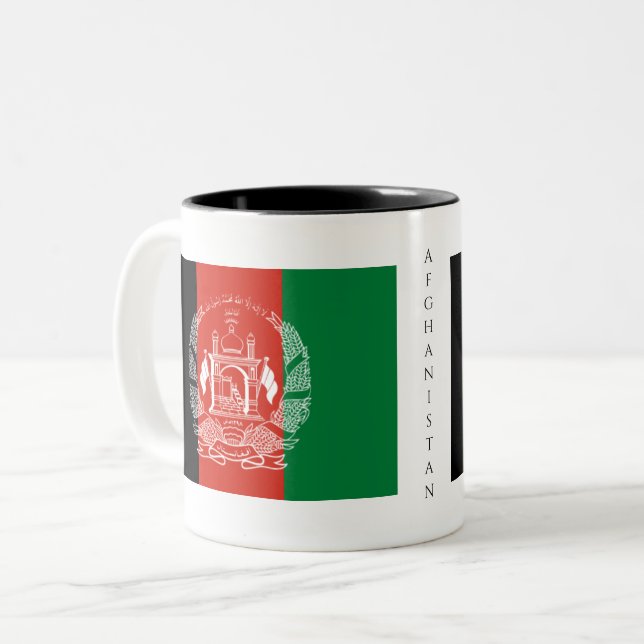 afghanistan Two-Tone coffee mug (Front Left)