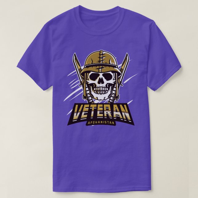 Afghanistan Veteran T-Shirt (Design Front)