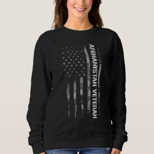 Afghanistan War Afghanistan Veteran American Fla Sweatshirt