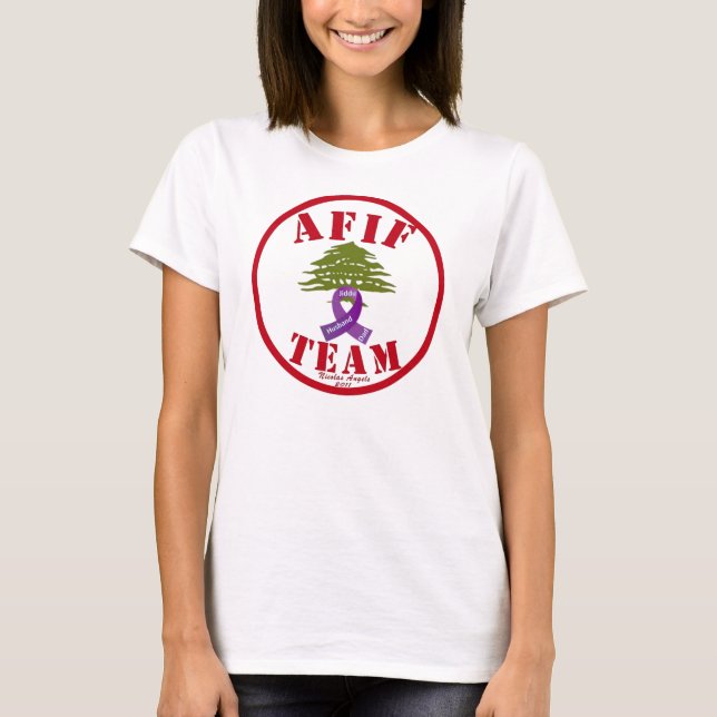 Afif Pancreatic Cancer T-Shirt (Front)