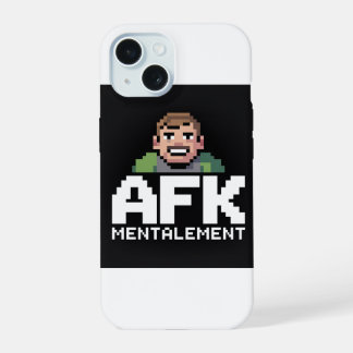 AFK Mentally Chibi Gamer Pixel Art iPhone 15 Case