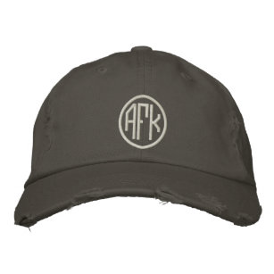 AFK Personalizable Monogram Embroidered Hat