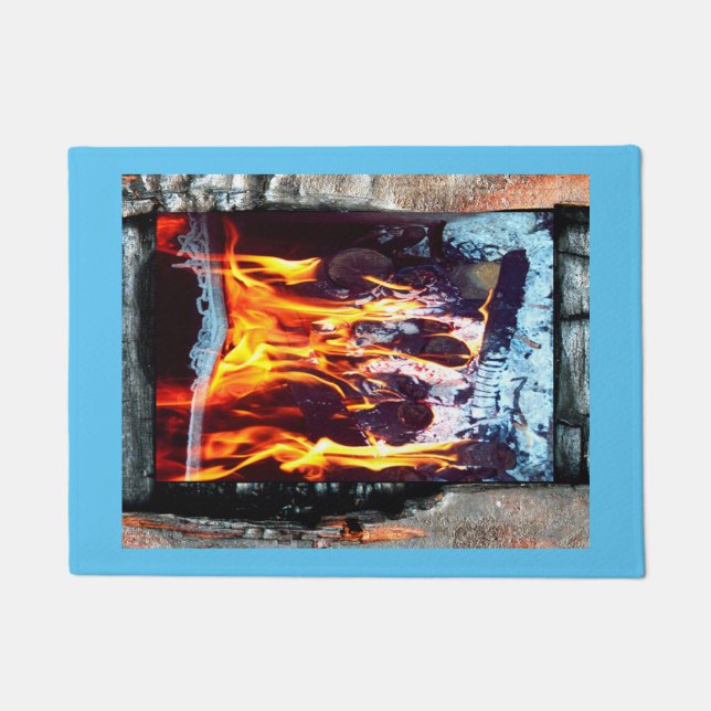 Aflame Doormat (Front)