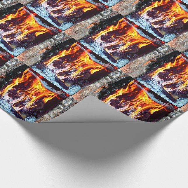 Aflame Wrapping Paper (Corner)