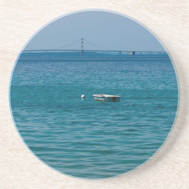 Afloat At Mackinac Coaster (Front)
