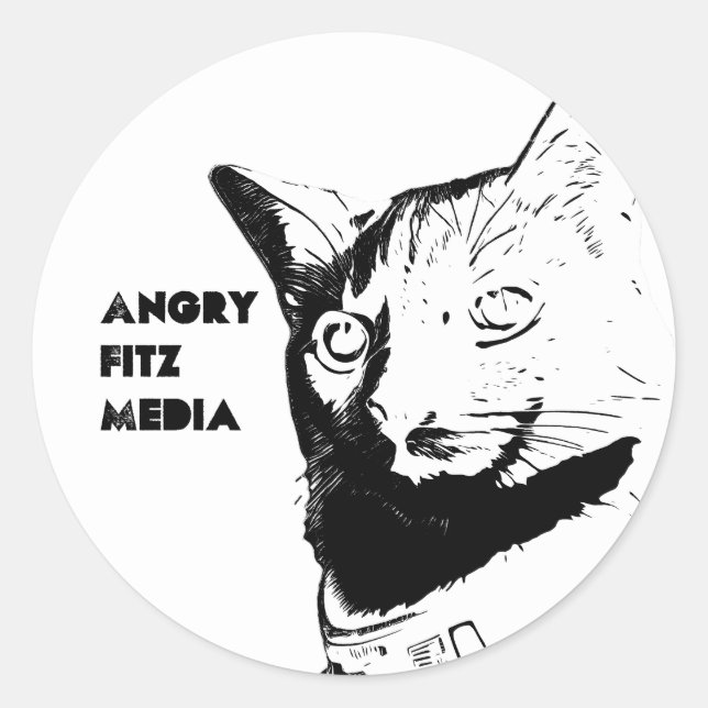 AFM Stickers - White (Front)