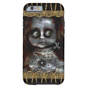 Afraid Doll Scary Goth Monogram Tough iPhone 6 Case