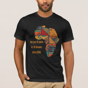 Africa 10 Dreams 2026 Custom Soccer Fan Gift T-Shirt