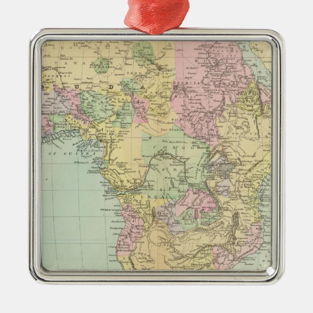 Africa 12 metal tree decoration (Front)