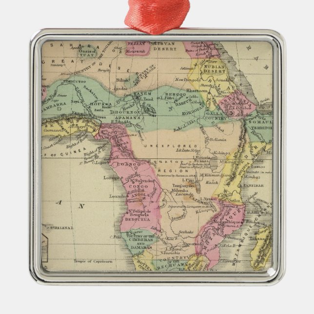 Africa 13 metal tree decoration (Front)