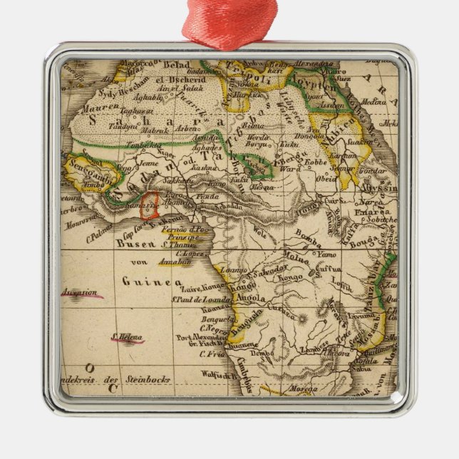 Africa 16 metal tree decoration (Front)