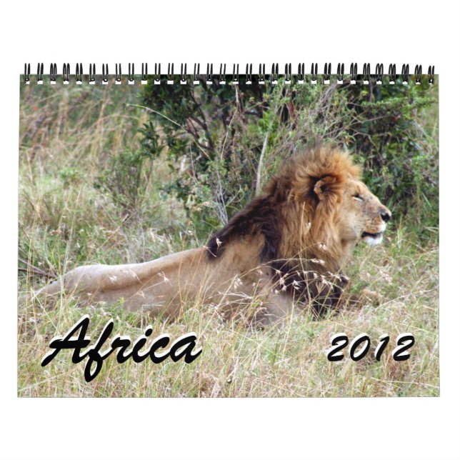 africa 2012 calendar (Cover)