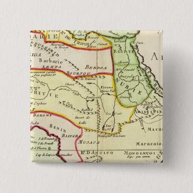 Africa 20 15 cm square badge (Front)